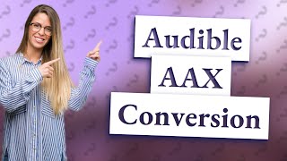 How do I convert Audible AAX to MP3 for free [upl. by Rramo]