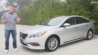 2015 Hyundai Sonata Test Drive Video Review [upl. by Nais]