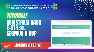 Registrasi Baru STR Nakes Seumur Hidup [upl. by Derril994]