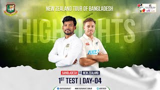 Highlights  1st Test  Bangladesh vs New Zealand  Day 04 [upl. by Nadia154]