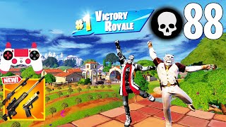 88 Elimination Duo Vs Squads Gameplay Wins Ft DizzleYT NEW Fortnite Chapter 5 [upl. by Eerhs]