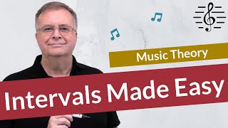 The Easy Method to Work Out Intervals  Music Theory [upl. by Nyved242]