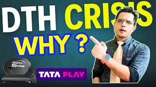 Why DTH Crisis in India  Tata Play Dish TV Sun Direct DTH Crisis  TRAI DTH Report 2024 trending [upl. by Damour396]