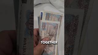 Why rubber band is important in Vietnam vietnamesedong vietnam currency rubberbandmethod [upl. by Laroc]