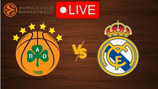 🔴 Live Panathinaikos vs Real Madrid  EuroLeague 20232024  Live Play by Play Scoreboard [upl. by Baalman741]