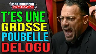 SEBASTIEN DELOGU TRAITE AURORE BERGER DE GROSSE POUBELLE EN PLEINE ASSEMBLÉE [upl. by Lasky]