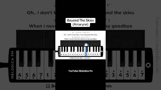 BEYOND THE SKIES pianika tutorial [upl. by Neddra]