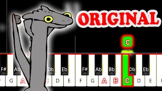 Toothless Dancing Meme  Original Song PIANO Tutorial [upl. by Dragon]