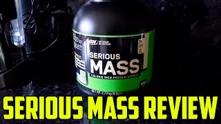 Optimum Nutrition Serious Mass Vanilla Review  JS Fitness [upl. by Leavy784]