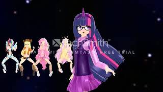 MMD MLP cafeteria songmodel dl [upl. by Elyc]