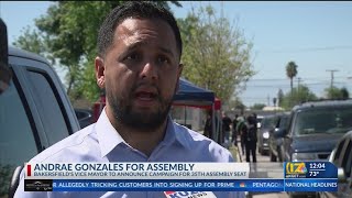 Bakersfield Vice Mayor announces bid for state Assembly [upl. by Htesil799]