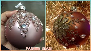 Beautiful Christmas Craft Baubles And Ornaments Collection For Christmas Tree [upl. by Edia]