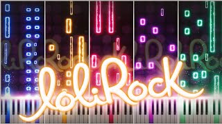 LoliRock All Transformation Themes  PIANO COVER [upl. by Lustick249]