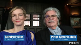 Sandra Huller and Peter Simonischek Interview  quotToni Erdmannquot [upl. by Norret]