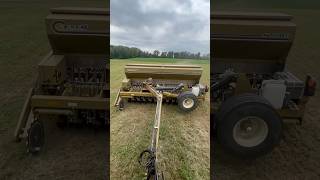 Interseeding Grass with Esch 5612 NoTill Drill [upl. by Ursas]