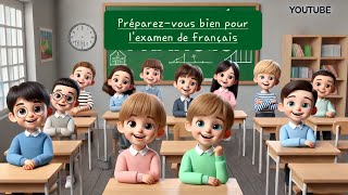 استعد لامتحان الفرنسية المستوى الثاني التعليم الخصوصي Préparezvous pour lexamen de français ce1 [upl. by Dnalrah967]