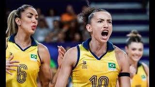 BRASIL X ESTADOS UNIDOS AO VIVO  VOLEI FEMININO SEMIFINAL OLIMPIADAS PARIS 2024  COMENTÃRIOS [upl. by Raseac]