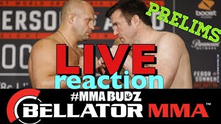 Bellator 208 PRELIMS LIVE REACTION MMABUDZ [upl. by Chen]