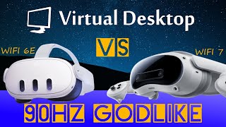 QUEST 3 VS PICO 4 ULTRA LATENCY COMPARISON Virtual desktop Godlike [upl. by Llessur]