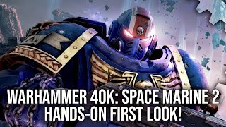 Warhammer 40K Space Marine 2 HandsOn  The Swarm Engine Delivers A Promising Sequel [upl. by Ayatnwahs818]