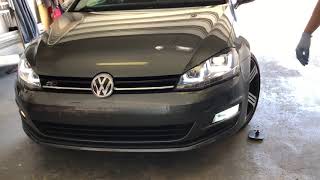 MK7 Golf LED Fog Lightbulbs Retrofit [upl. by Fein]