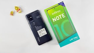 Infinix Note 10 Unboxing amp First Look  Hands On Design 18W Camera [upl. by Ikilisav]