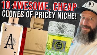 10 AWESOME AFFORDABLE DUPES OF EXPENSIVE NICHE  Best Middle Eastern Clone Fragrances [upl. by Tito]