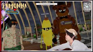 JOGANDO VRCHAT COM A AmeChankitsune VTUBERPTBR [upl. by Ovida]