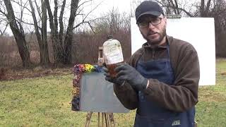 Kyle Buckland Plein Air Oil Painting Demonstration Beginner Lesson 1 Art [upl. by Samale737]