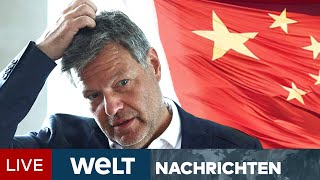 PECH IN PEKING Kalte Schulter  Chinesen sagen Habecks Termine knallhart ab  WELT Livestream [upl. by Cardon]