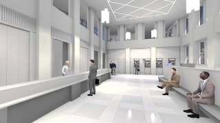 Bremer Landesbank  3DAnimation Neubau [upl. by Ridley]