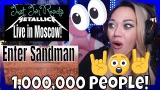 Metallica quotEnter Sandmanquot Live In Moscow 1991 REACTION  Reaction Video  Just Jen Reacts [upl. by Mollee575]