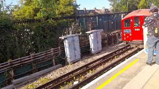 Preserved LT 1938 Tube Stock Seen Departing Northfields Station for London Transport Museum Depot [upl. by Hayidah]