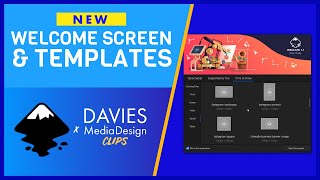 Inkscape 11s New Welcome Screen and Templates  DMD Clips [upl. by Tennaj]