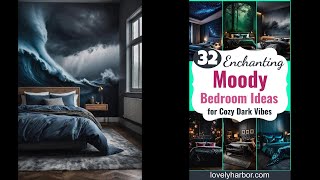 32 Enchanting Moody Bedroom Inspirations [upl. by Airbmat]