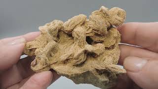 Baryte sand rose from Germany – cabinet size [upl. by Kelly70]