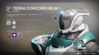 Destiny 2 Full Terra Concord Armor Set Titan [upl. by Nawaj430]