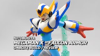 REVIEW KOTOBUKIYA  MEGAMAN X  FALCON ARMOR [upl. by Eatnahc714]