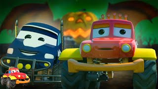 Jack O Lantern  More Street Vehicle Cartoon Videos for Kids by Monster Truck Dan [upl. by Eatnohs]