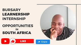 Learnership and Busary opportunities in South Africa [upl. by Aleik]