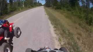 LTR 450 Vs ARTIC CAT THUNDERCAT1000 GoPro Hero 2 1080p [upl. by Notlehs188]