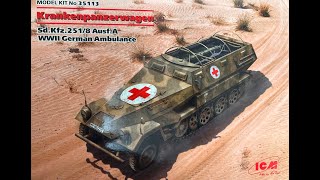 ICM WW2 German Hanomag Ambulance 135 35113 [upl. by Myrah736]