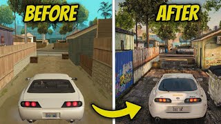 I Remastered GTA San Andreas With Mods  Remastered GTA san Andreas Android [upl. by Lleroj]