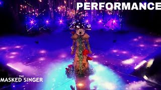 Mushroom Sings quotUnconditionallyquot by Katy Perry  The Masked Singer  Season 4 [upl. by Elburt]