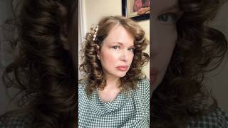 Getting a Glamorous Retro Look with Sponge Curlers retrobeauty vintagehair retrohair vintageglam [upl. by Kimberlee]