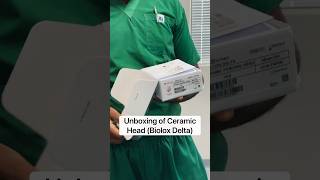 UNBOXING ceramic head of Hip Replacement totalhipreplacementsurgery asmr sounds [upl. by Rumilly]