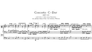 JS Bach  Organ Concerto in C Major after Prince Johann Ernst BWV 595 Koopman [upl. by Dasa]