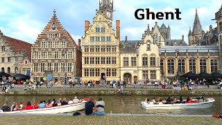 4K🇧🇪 Ghent Belgium Hidden Pearls of Flanders Medieval Manhattan 💖 2024 [upl. by Selima779]