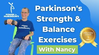 Parkinsons Seated Strength amp Balance Workout with Nancy Bain [upl. by Pournaras]