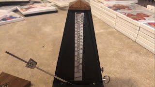 Wood Cased Metronome with ringing bell by Wittner from Baby Mozart amp other BE videos showcase [upl. by Remmus962]